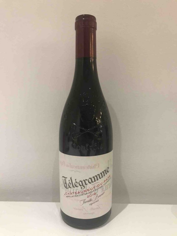 TÉLÉGRAMME, châteauneuf-du-pape. vin rouge