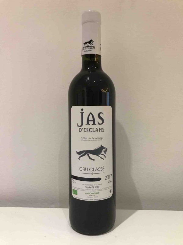 Jas d’esclans,Côte de Provence, vin rouge cru classé