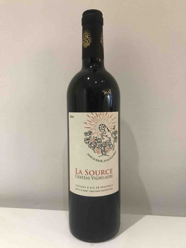 La Source , Vignelaure , vin rouge , Coteaux d’Aix